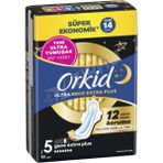Orkid Ultra Gece Plus 14'lü Ekstra Dörtlü Hijyenik Ped