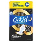 Orkid Ultra Hijyenik Ped Gece Ekstra (Boy 4) 20 Adet Ped