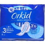Orkid Ultra Hijyenik Ped Gece Gündüz Tekli Paket 6 Ped 4015400041504