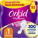 Orkid Ultra Platinum Normal Ped 32'li Renkli Tasarımı ile Ekstra Rahatlık ve Koruma Sağlar - Çok Renkli - Standart