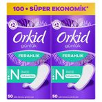 Orkid Yaprak Günlük Ped Normal Süper Ekonomik 100 Adet Ped