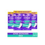 Orkid Yaprak Günlük Ped Normal Süper Ekonomik Paket 100'lü X3
