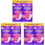 ORKID Yaprak Pamuksu Günlük Ped Deo Fresh 80 Adet 3lü paket