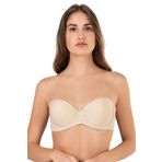 Orkide 2850 Kadın Ten Push-Up Dolgulu Straplez Sütyen