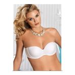 Orkide Kadın Beyaz Push Up Dolgusu Basic Straples Sütyen 2850, BEYAZ, 75B