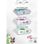 Orkide ve Beyaz Sabun Katkılı Sleepy 100'LÜ, Kireç Sökücü 30'lu Temizlik Havlusu ve Rosie Hed - Çok Renkli - 0,6 x 19 x 29 cm