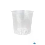 Orkide Yetiştirme Saksısı & Kabı 12 Pot 0.75Lt Şeffaf Plastik Kap Saksı