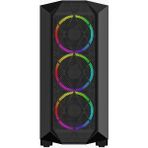 Orkinos Mesh Panel Dikey Ekran Kartı Takılabilen 4 Full Rgb Fanlı Atx Bilgisayar Kasası