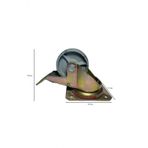 Orko 4102-Ddb-100F18 Frenli Döküm Teker