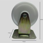 Orko 4107-Rmb-150 Sabit Ağır Polyamit Teker