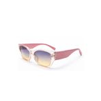 Orlen Pembe Retro Kare Kemik Çerçeve Unisex UV400 Vintage Retro Güneş Gözlüğü