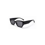Orlen Siyah Retro Kare Kemik Çerçeve Unisex UV400 Vintage Retro Güneş Gözlüğü