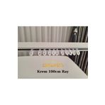 Orlenda Krem Alüminyum Ray 100cm (TEKLİ KORNİŞ)