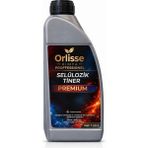 Orlisse Kimya Selülozik Tiner/ Ekstra Güçlü Formül - 1000 ml