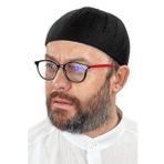 Orlon Örme Kışlık Yün Bere Takke Sade Siyah