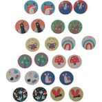 Orman Forest / 24 Parça Ahşap Eşleştirme Kartları / Çocuk Bebek Oyuncak