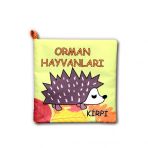 Orman Hayvanları Kumaş Sessiz Kitap T055 - Bez Kitap