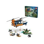 Orman Kaşifinin Helikopteri Ve Kamp Seti (881 Parça)