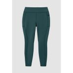 Orman Yeşili Esnek Standart Fit Performans Battal Büyük Beden Kadın Tayt - 94652 - 3XL