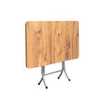 ORMANCA Katlanır Kırma Atlantik Çam 60x90 Katlanabilir Masa