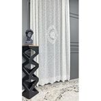Örme Kdk Tül Fon Perde Grmajlı Düz Dikim 220x260 220 x 260 Ekru (kırık beyaz)