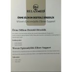 Örme Silikon Destekli Dirseklik Tenisçi Ve Golfçü Dirseği İçin Epikondilit Destek Bandajı