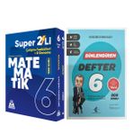 Örnek Akademi 6. Sınıf Süper İkili Matematik Ve Eker Test Din Kültürü Dinlendiren Konu Anlatımlı Defter Seti 2 Kitap
