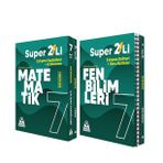 Örnek Akademi 7.Sınıf Süper İkili Matematik Ve Fen Bilimleri Seti 2 Kitap