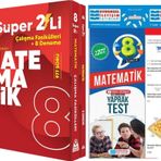 Örnek Akademi 8.Sınıf Süper İkili Matematik Seti Ve Evrensel Yaprak Test Seti 2 Kitap