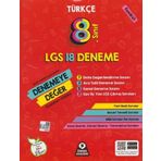 Örnek Akademi Yayınları 8. Sınıf LGS Türkçe Denemeye Değer 18 Deneme