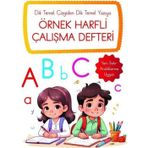 Örnek Harfli Çalışma Defteri - Dik Temel Çizgiden Dik Temel Yazıya