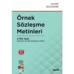 Örnek Sözleşme Metinleri Canan Ruhi 11. Baskı, Ekim 2024
