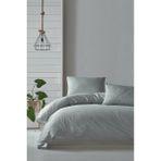 Örnek Yorgan Mat Pamuk Saten Çift Kişilik Nevresim Takımı - 200 x 220 cm - Antrasit - Gri
