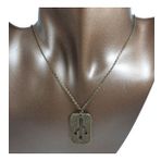 Orora Bronz Renk 30mm Kaktüs Figürlü Kolye