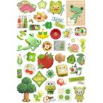 Ororabutik 40 Adet Juminocore Tatlı Fairycore Sticker Seti - Etiket Seti Scrapbook Bullet Journal - 1 Adet - 001-Renkli