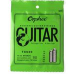 Orphee Tx620 Akustik Gitar Teli Seti (aksesuar - Phosphor Bronze) | %75 Bakır Ve %25 Kalay Karışımı, Parlak Ve Zengin Ha