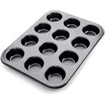 Orret 12’Li Muffin Cupcake Fırın Tepsisi – Yapışmaz Metal Kek Kalıbı, 12 Gözlü Muffin Kabı, Cup Cake Pişirme Tepsisi, Fırın Uyumlu Kek Kalıbı