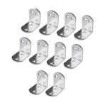 Orret Home 10’lu Metal Gönye Köşebent Seti – Deprem İçin Mobilya Sabitleyici L Demir, Dolap ve Raf Güçlendirme Ayağı, Dayanıklı Metal Köşebent Bağlantı Aparatı (30x25x25 Mm)