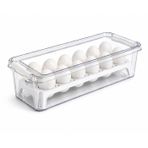 Orret Home 12 Gözlü Kilitli Yumurta Saklama Kabı Plastik Yumurta Taşıma Kutusu Kapaklı Şeffaf Buzdolabı Düzenleyici BPA Free 12'li Yumurta Organizeri