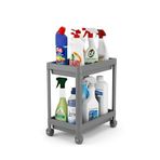 Orret Home 2 Katlı Tekerlekli Tezgah Altı Raf Organizer Düzenleyici Raf Ünitesi, Evye Altı Dolap İçi Düzenleyici, Mutfak Banyo Deterjanlık Şampuanlık Sebzelik,Taşınabilir Saklama Rafı (Gri)