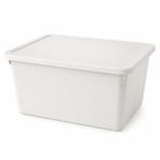 Orret Home 20 Litre Kapaklı Plastik Depolama Kutusu Organizer Kutu Çok Amaçlı Düzenleyici Saklama Kutusu Ev İçi Dolap İçi Oyuncak Kıyafet Banyo Mutfak Organizer Kutusu