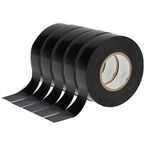 Orret Home 5 Adet Elektrik Bandı,Pvc Bant,10 Metre (Siyah)