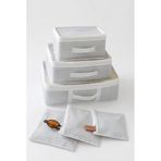 Orret Home 6'lı Valiz Organizer Seti – Fileli Seyahat Düzenleyici, Bavul İçi Çanta, Hastane Çantası Organizeri, Kıyafet Ayakkabı İçin Valiz Düzenleyici, Pratik ve Kompakt Bavul İçi Çanta Seti
