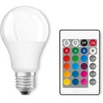 Orret Home 9W LED RGB Ampul – Uzaktan Kumandalı E27 Renkli Aydınlatma Ampulü, Çoklu Renk Modları, Ortam Işığı, Dekoratif RGB Led Ampul