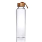 Orret Home Bambu Kapaklı Borosilikat Cam Matara – 750 ml Sızdırmaz Su Şişesi, Taşıma İpli Suluk,Buz Dolabı İçin,Ofis Ve Evde Kullanıma Uygun (750 Ml)