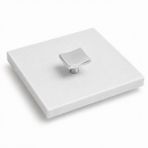 Orret Home Doğal Mermer Gider Kapağı Koku Önleyici 10x10 cm – Kare Mermer Gider Kapatıcı, Banyo Duş Gideri Koku Engelleyici, Dekoratif Taş Gider Örtüsü, Şık Banyo Gider Kapağı