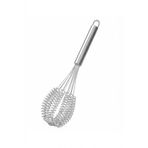 Orret Home Helezon Yaylı Çırpıcı – 304 Paslanmaz Çelik Makarna Çırpıcı & Çırpma Teli, Yaylı Spiral Tasarım, Kıvamlı Yumurta, Krema, Pasta ve Hamur Çırpma, Dayanıklı Profesyonel Mutfak Gereci