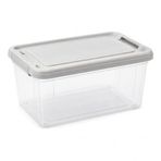 Orret Home Kilitli Saklama Kabı Şeffaf Organizer PP Plastik Gıda Saklama Kabı Kapaklı Sızdırmaz Buzdolabı Düzenleyici İstiflenebilir Çok Amaçlı Saklama Kutusu (5 Litre)