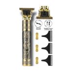 Orret Home Metal Gövdeli Tıraş Makinesi – T-Bıçaklı Saç, Sakal ve Ense Kesme Makinesi, Şarjlı Profesyonel Trimmer, Lazer Çizim ve Epilasyon Öncesi Bakım Için Tıraş Makinesi - standart