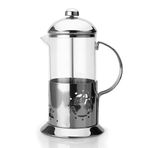 Orret Home Metal Saplı Borosilikat French Press, Termisil Süzgeçli Demlik, Bitki Çayı, Kahve ve Ada Çayı İçin İdeal, Dayanıklı ve Şık Tasarım (800 Ml)